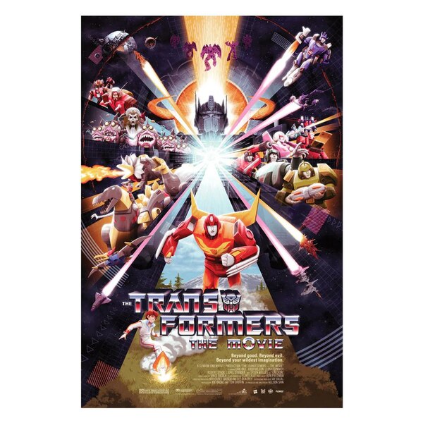 Image Of The Transformers The Movie By Florey Limited Edition Poster  (2 of 3)